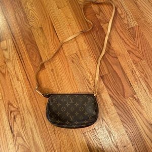 Brown and tan luxury purse